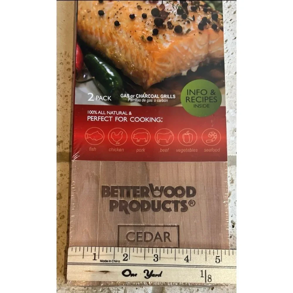 Cedar Grilling Planks 5” x 11” and 5” x 15” NWT